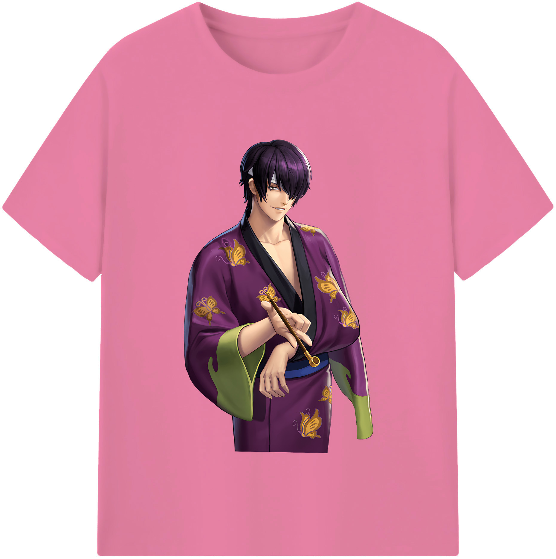 （画像用） ぎんたま 坂田銀時（さかたぎんとき） 神楽 志村新八（しむら しんぱち） GINTAMA Sakata Gintoki Kagura Shimura Shinpachi 綿100％半袖Tシャツ（フロントプリント）